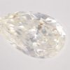 Een pear shape diamant van ± 0,54 ct. in gesloten hoesje. G. VS2. Met certificaat.