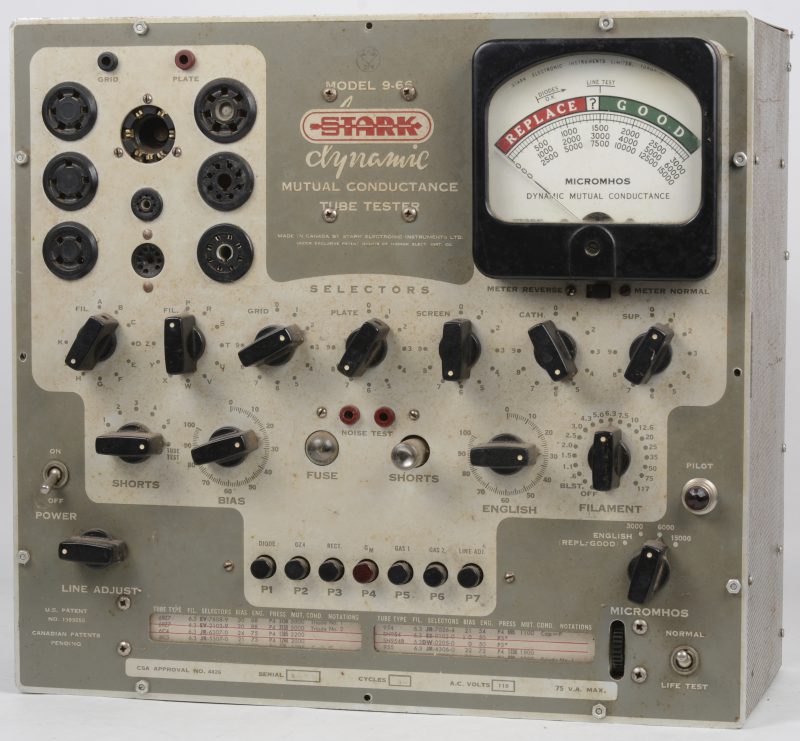 Een lampentester/lampenmeter. Model 9-66. Begin jaren ‘7O.