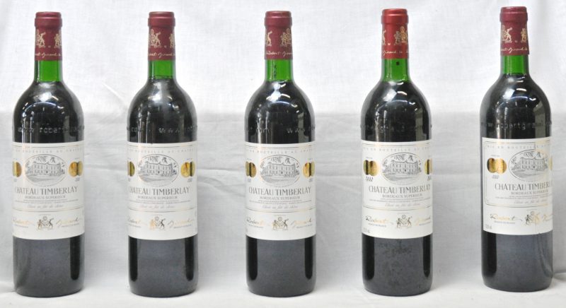 Ch. Timberlay A.C. Bordeaux Supérieur   M.C.  2000  aantal: 5