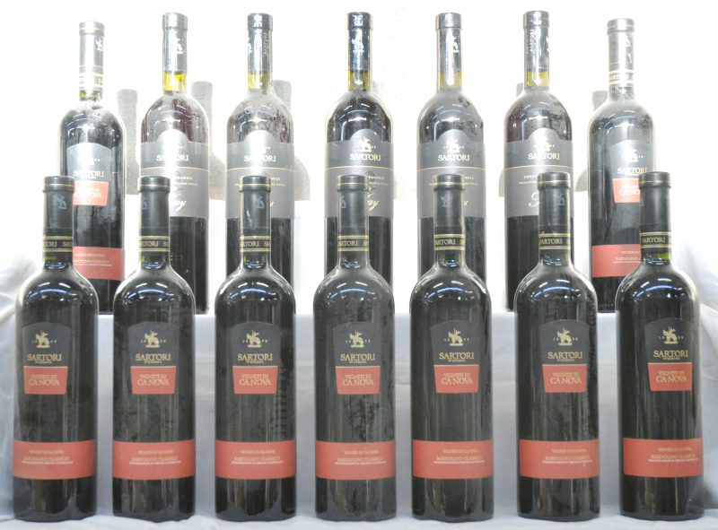 Lot rode wijn        aantal: 14 bt    Kay I.G.T. Corvina Veronese  Sartori, Negrar M.O.  2009  aantal: 5 bt    Vigneti di Ca Nova D.O.C. Bardolino Classico  Sartori, Negrar M.O.    aantal: 9 bt