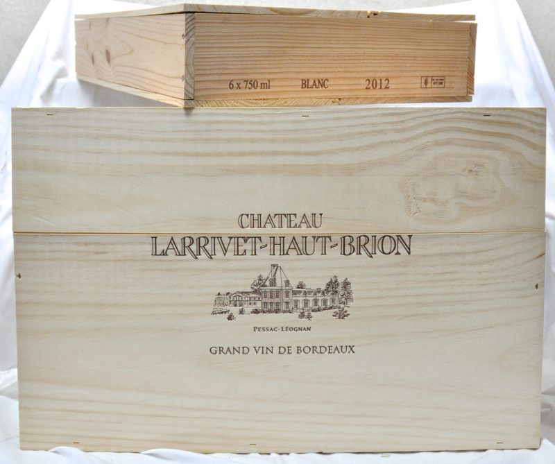 Ch. Larrivet-Haut-Brion A.C. Pessac-Léognan   M.C. O.K. 2012  aantal: 12 bt