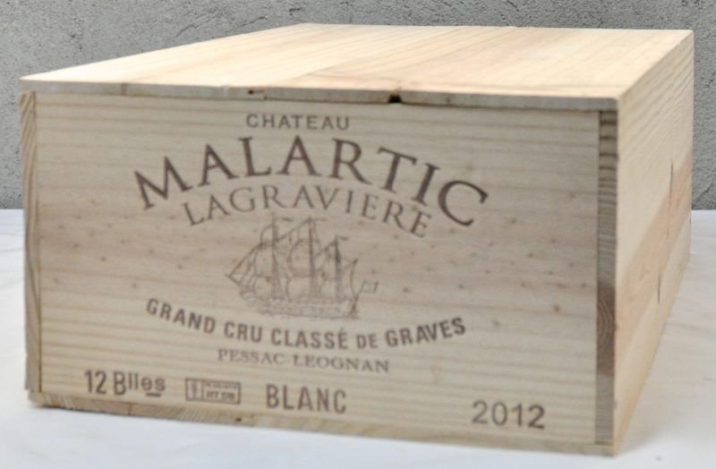 Ch. Malartic Lagravière A.C. Pessac-Léognan Grand cru classé  M.C. O.K. 2012  aantal: 12 bt