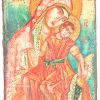 Een recent triptiekje met de Madonna met kind en Heiligen, een Russische icoon en “Ecce Homo”, een potloodstudie uit 1925.