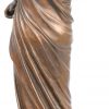 “Classicistisch vrouwenfiguur”. Een bronzen beeld. Met inscriptie ‘Médaille d’or à l’exposition des beaux arts 1865.