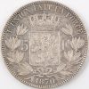 Een lot zilveren munten waaronder Leopold II van 1869, 1870, 1872, 1873, 1875 en een aantal oude zilveren munten met slijtage van Belgie en Frankrijk.