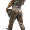“Le Minerai”. Een bronzen beeld. Gesigneerd.