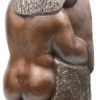 “Vrouwelijk naakt”. Een gestileerd bronzen beeld naar een werk van Chana Orloff uit 1925.