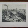 Een reeks van vijf lithografieën uit de reeks ‘Belgique Industrielle’, met XIXe eeuwse zichten op bekende industriële bedrijven. Ed. Simonau & Toovey.
