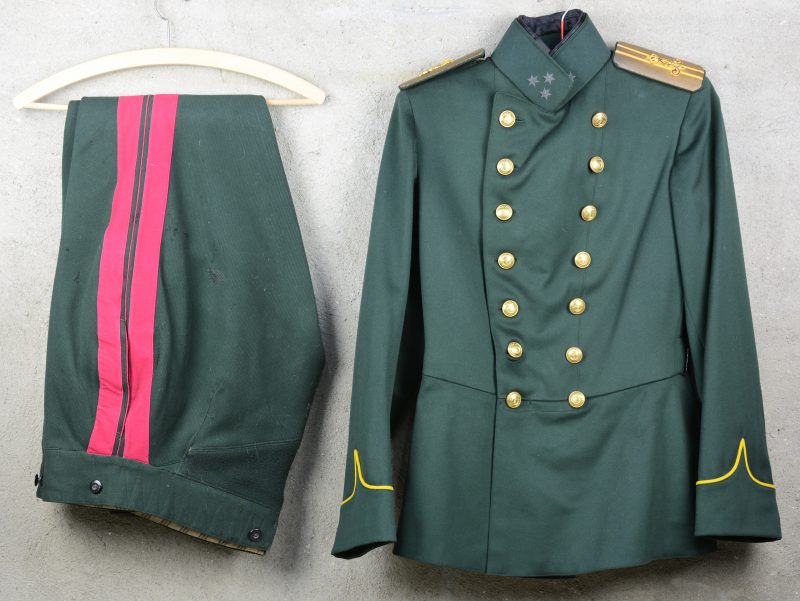 Een uniform van het regiment Jagers-te-paard.