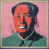 “Mao Xe Dong”. Een reeks van tien ingekaderde zeefdrukken naar het werk van Andy Warhol uit 1972.