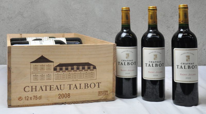 Ch. Talbot A.C. Saint Julien   M.C. O.K. 2008  aantal: 12 Bt.