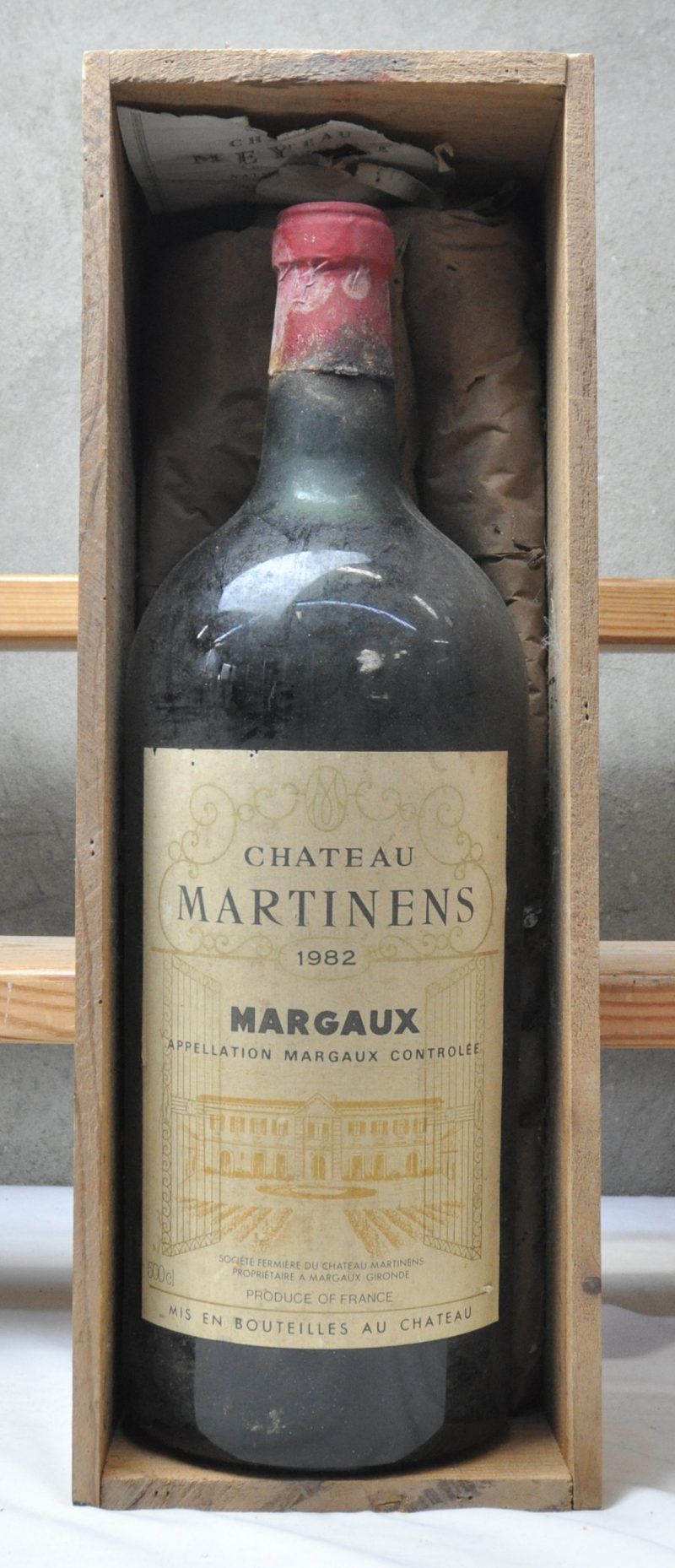 Ch. Martinens A.C. Margaux   M.C. O.K. 1982  aantal: 1 Jér. (5l)