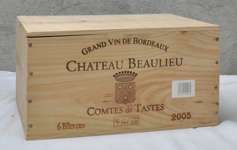 Ch. Beaulieu  A.C. Bordeaux  Comtes de tastes M.C. O.K. 2005  aantal: 6 Bt.