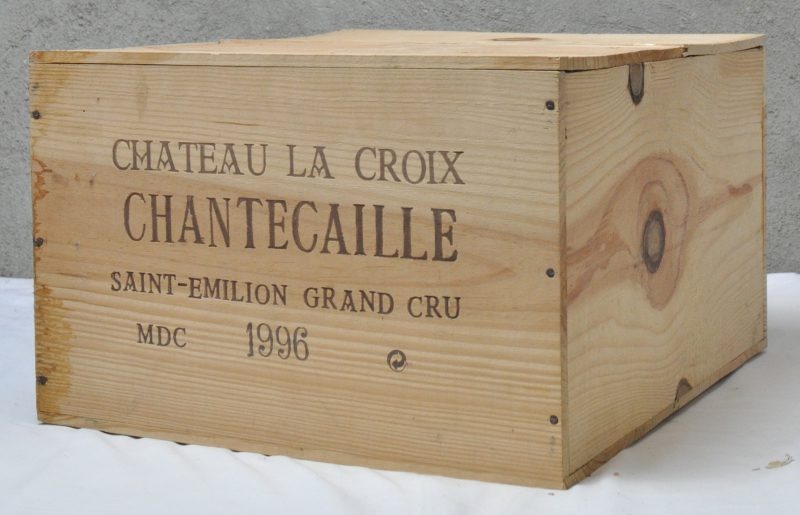 Ch. La Croix Chantecaille A.C. Saint-Emilion Grand Cru   M.C. O.K. 1996  aantal: 6 Mg.