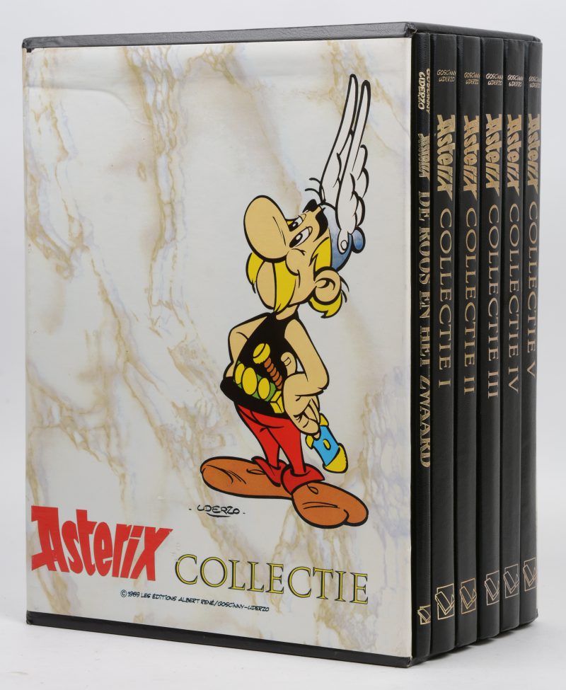 Asterix Collectie. Ed. Lekturama. 1989 Les Editions Albert/René/Goscinny-Uderzo. Zes albums in box.