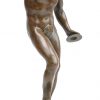 “Dansende faun”. Een bronzen beeld naar voorbeeld van Massimiliano Soldani Benzi.