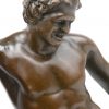 “Dansende faun”. Een bronzen beeld naar voorbeeld van Massimiliano Soldani Benzi.