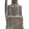 “Moeder en kind” & “Pijproker”. Twee Afrikaanse bronzen beeldjes.