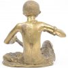 “Houtbewerker”. Een Afrikaans bronzen beeld.