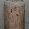 Een antropomorf Afrikaans houten slaginstrument.