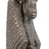 Twee bronzen beelden met telkens drie personages. Oost- Afrika.