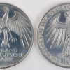 2 zilveren munten van 10 DEM “Olympiade”. Ag 625/1000. BRD 1972.
