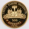 1 gouden munt van 500 Gourdes “Olympiade Montreal”. Au 900/1000. Haïti, 1974. In etui met certificaat.