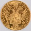 1 gouden munt van 1 Dukaat met beeldenaar van Frans-Josef. Au 986/1000. Oostenrijk-Hongarije 1915.