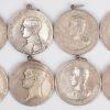 8 diverse medailles, Société Le Cheval de Trait Belge. Met beeldenaar van Koning Albert I. Overwegend zilver.