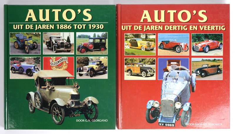 “Auto’s uit de jaren 1886 tot 1930” & “Auto’s uit de jaren dertig en veertig”. Palladium Publishers. Helmond, 1997.