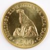1 gouden munt van 1500 shilingi. “Conservation”. Au 900/1000. Tanzanië, 1974. Recto: Nyerere, Rais wa kwanza in profiel, verso: cheetah.