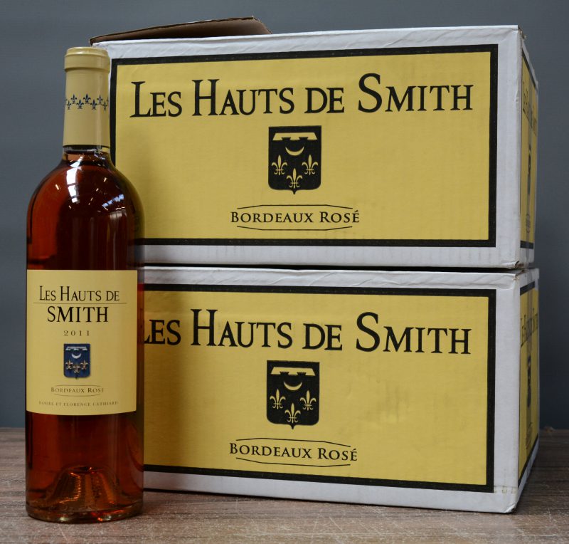 Les Hauts de Smith A.C. Bordeaux Rosé  Daniel et Florence Cathard M.C. O.D. 2011  aantal: 12 Bt.