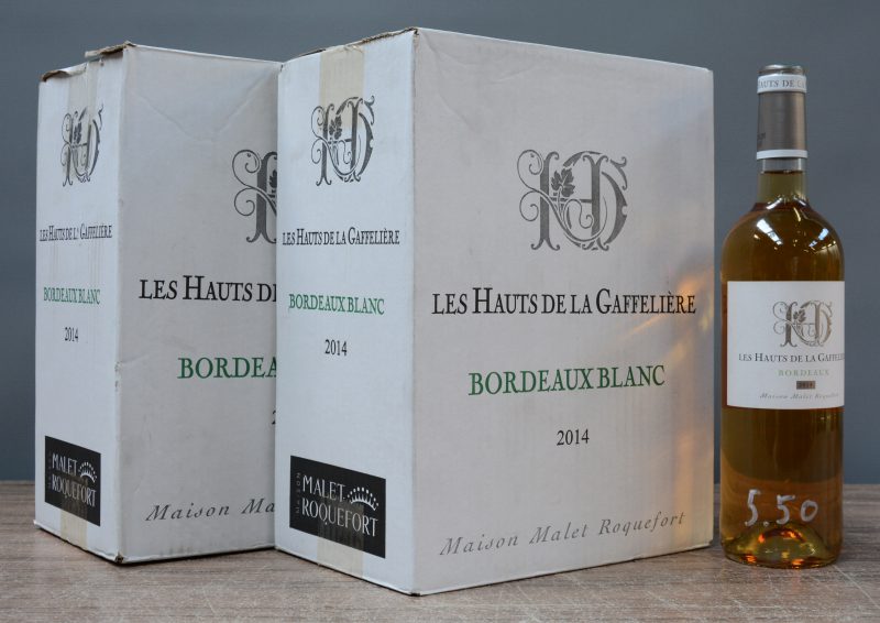 Les Hauts de la Gaffelière A.C. Bordeaux  Maison Malet Roquefort M.O. O.D. 20145  aantal: 12 Bt.
