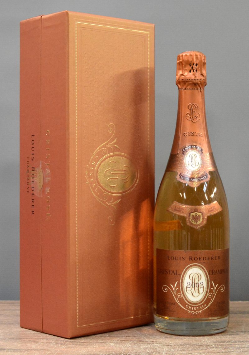Champagne Cristal Brut Rosé A.C.  Louis Roederer  O.D. 0  aantal: 1 Bt.