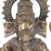 Een bronzen Ganeshabeeld.