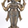 Een bronzen Ganeshabeeld.