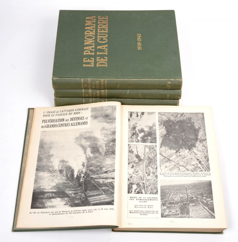 “Le Panorama de la Guerre 1939 - 1945”. Ed. Jules Tallandier. In vier delen.