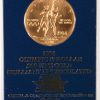 Een 22 K geelgouden munt. 10 Dollars Olympische spelen 1984. Met certificaat en in originele etui.