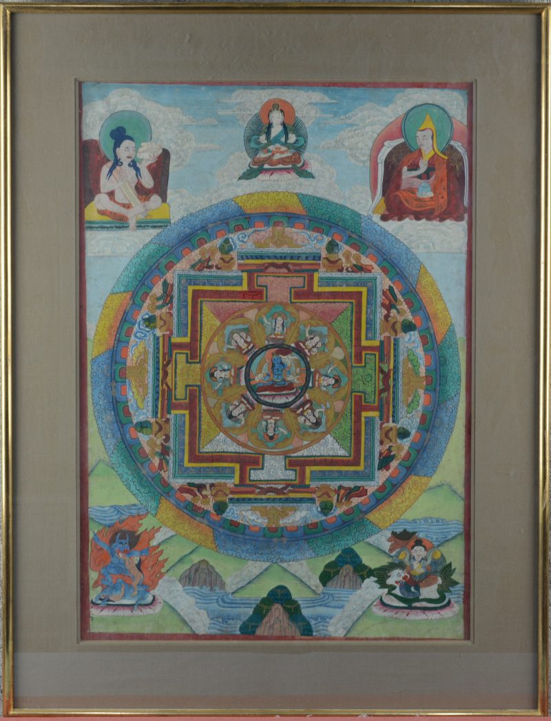 Een Tibetaanse thangka.