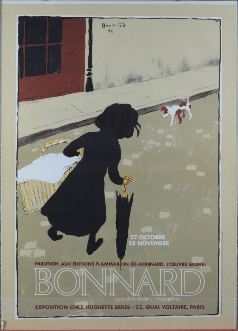 Een affiche naar aanleiding van een tentoonstelling van Bonnard te Parijs.