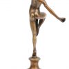 “Danseres”. Een bronzen beeldje. Tijdperk art deco.