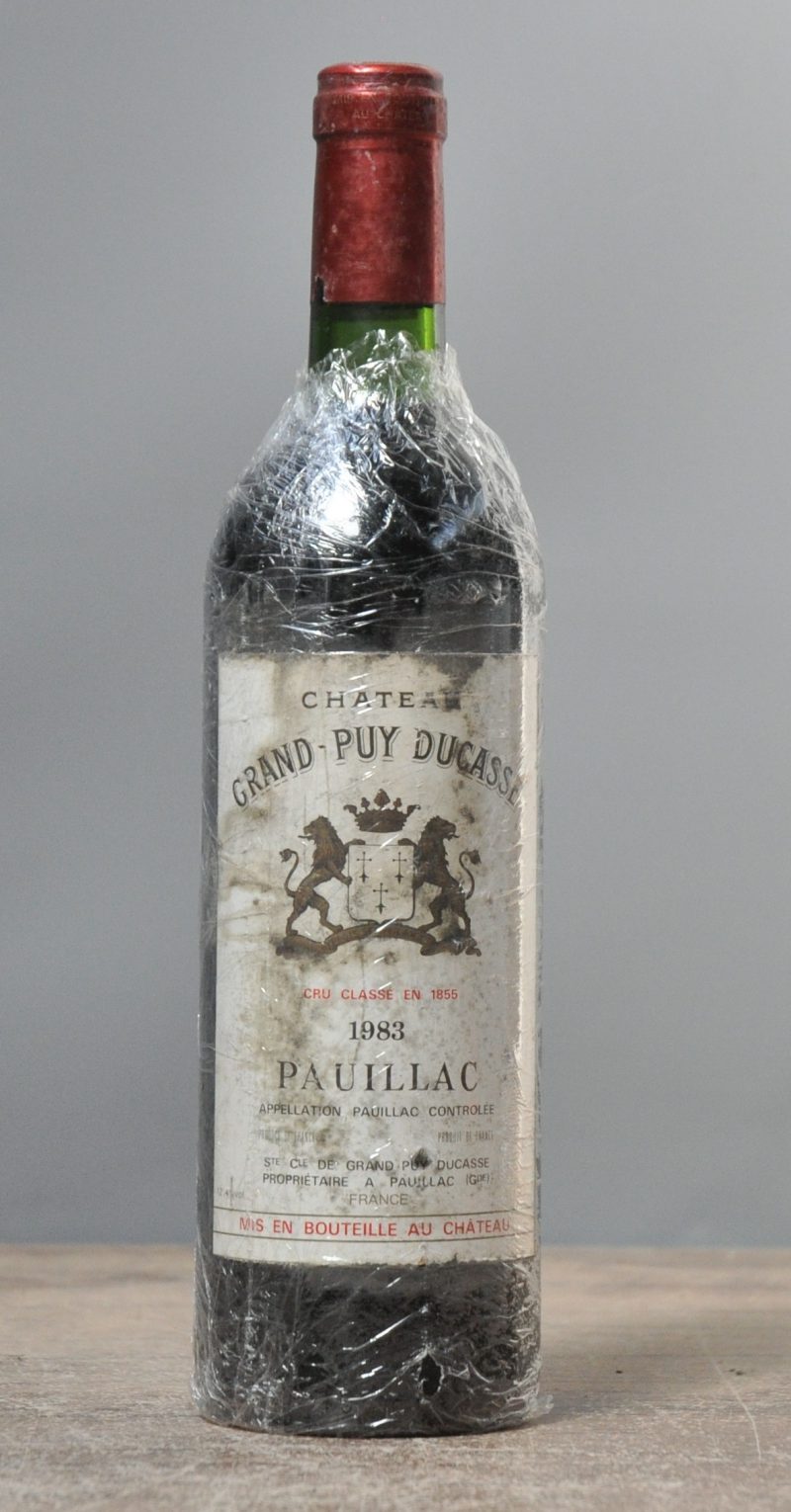 Ch. Grand-Puy-Ducasse A.C. Pauillac 5e grand cru classé  M.C.  1983  aantal: 1 Bt.