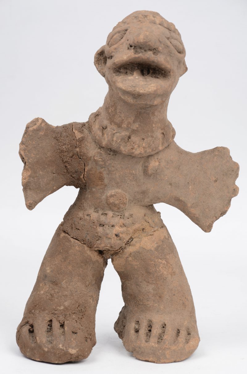 Een staande figuur uit Noord-Ghana, Komaland. XVIde eeuw.