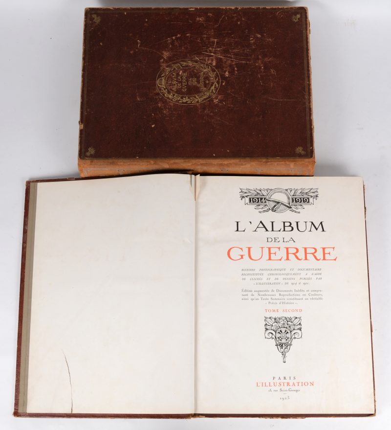“L’album de la guerre 1914 - 1919”. 2 delen. Ed. L’illustration. Parijs, 1923.