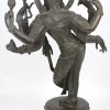 “Dansende shiva”. Bronzen beeld. XIXde eeuw. Met certificaat.
