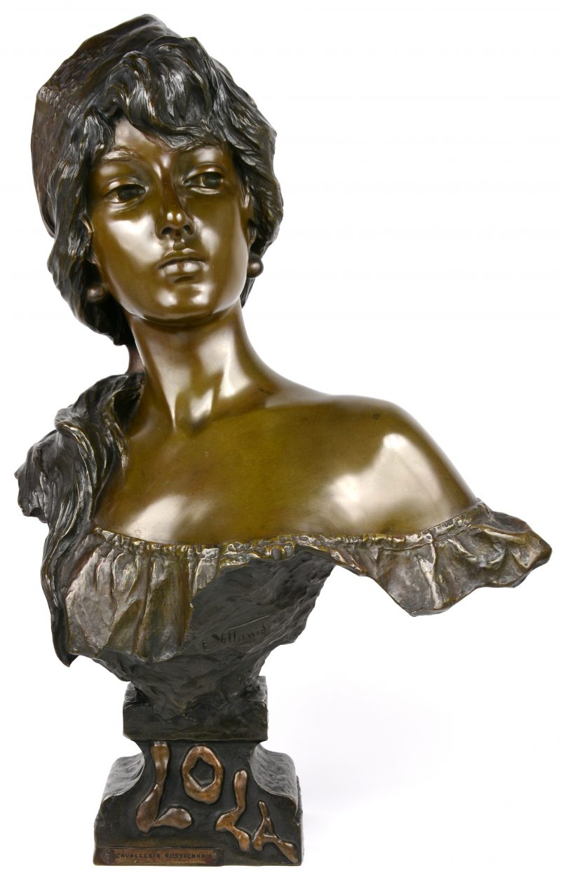 “Lola” Een bronzen vrouwenbuste naar het êrsonage uit ‘La Cavalleria rusticana’.