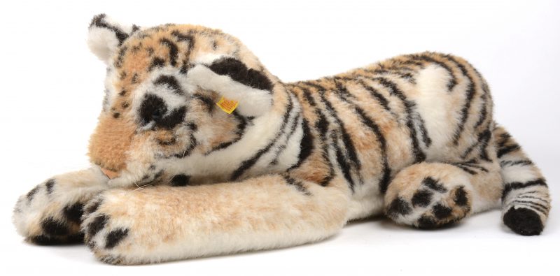 “Pascha Tiger Cub, Jonge tijger”. Gemerkt “Knopf im Ohr”. Nummer 0870/60