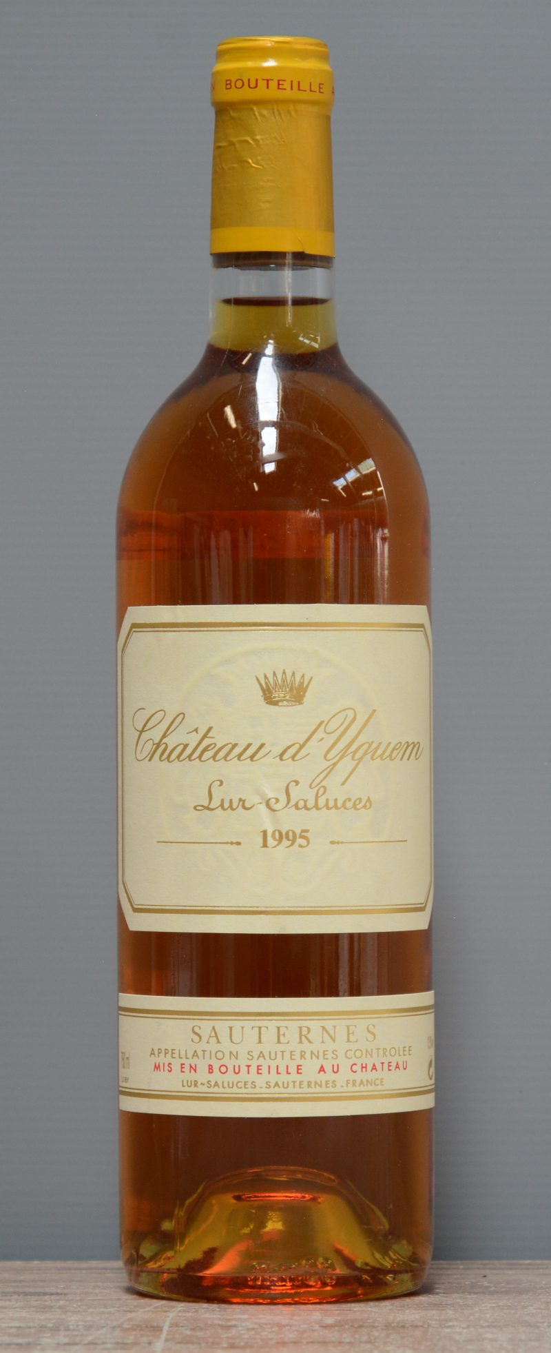 Ch. d’Yquem A.C. Sauternes 1e grand cru classé  M.C.  1995  aantal: 1 Bt.