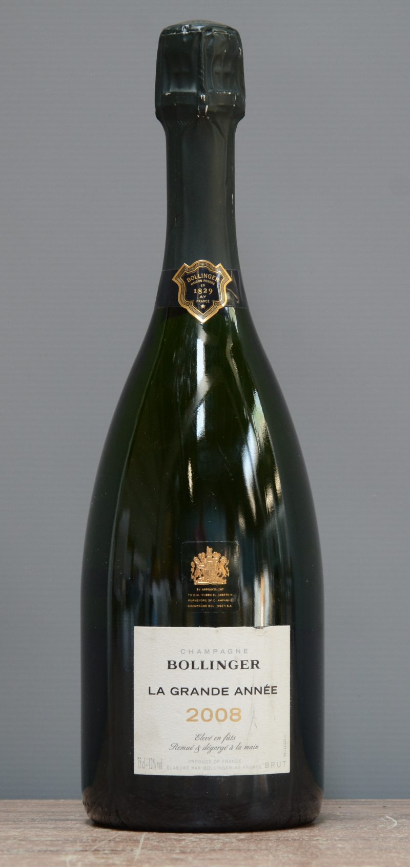Champagne Bollinger      2008  aantal: 1 Bt.