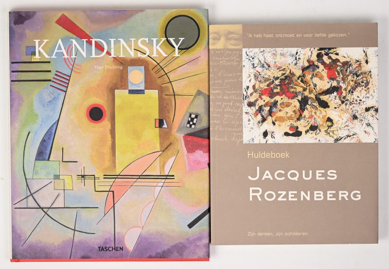 “Kandinsky” & “Jacques Rozenberg”. Twee kunstboeken.